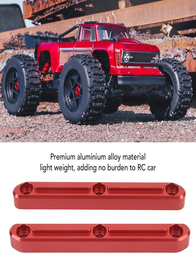 Aoutecen Roof Rails, 2PCS RC Roof Rails Aluminium Alloy RC Body Roof Rails Compatible with ARRMA 1/5 Outcast Kraton 8s(Red) - Image 3