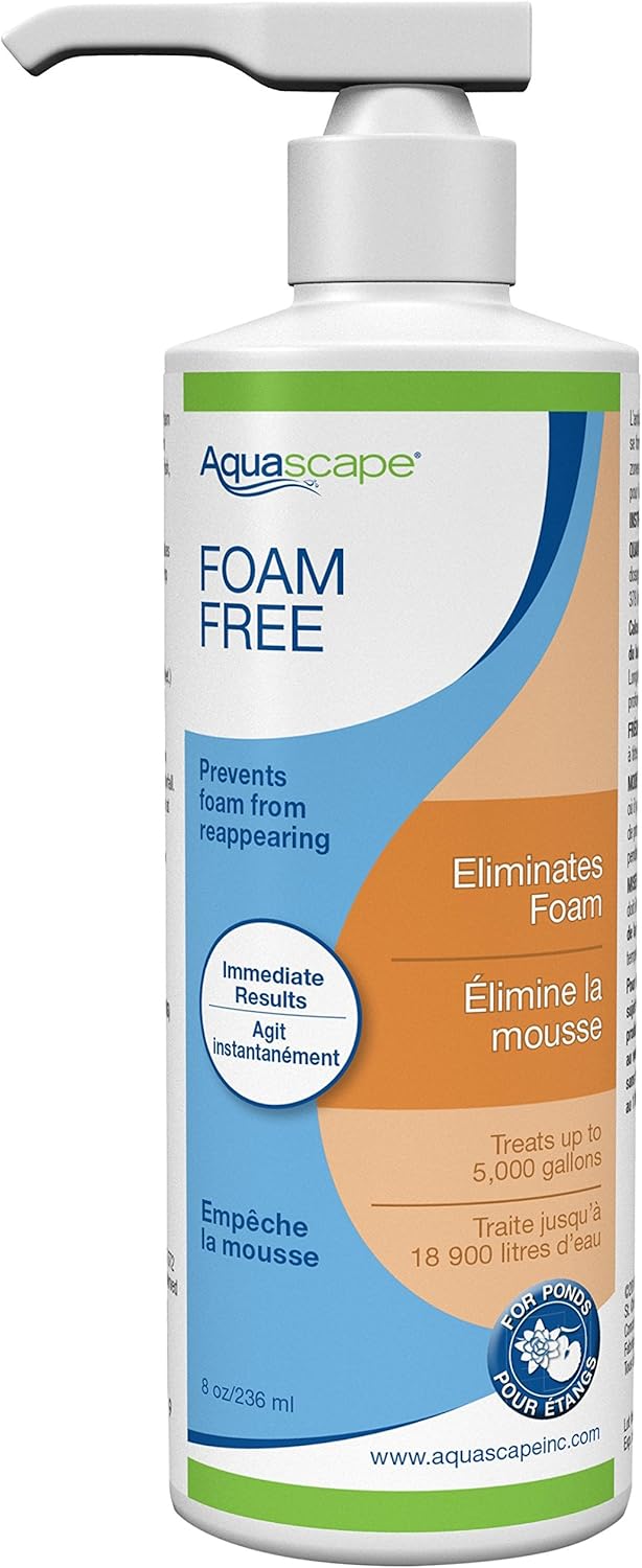 Aquascape Foam Free Water Treatment for Pond Waterfall and Water Feature 8 Ounce 98909 - Image 1