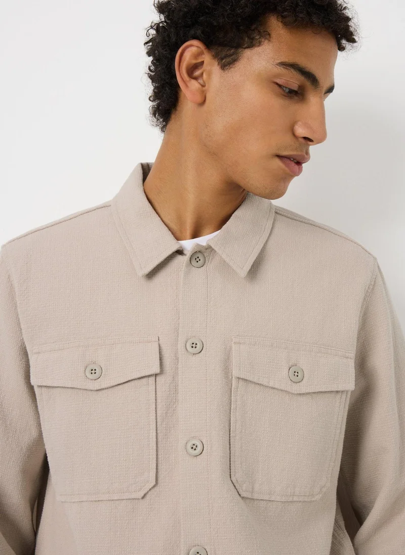 Matalan Stone Textured Shacket