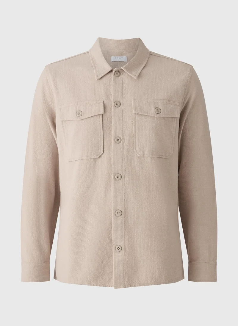 ماتلان سترة قميص بنسيج حجري