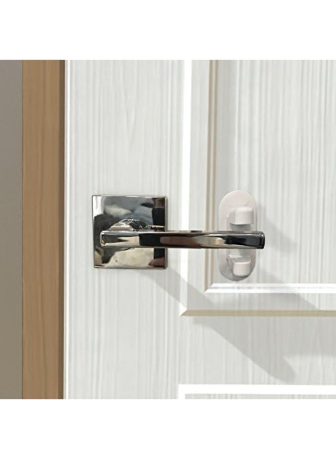 Tuut Door Lever Lock (2 Pack) Child Proof Doors & Handles 3M Adhesive - Child Safety - Image 4