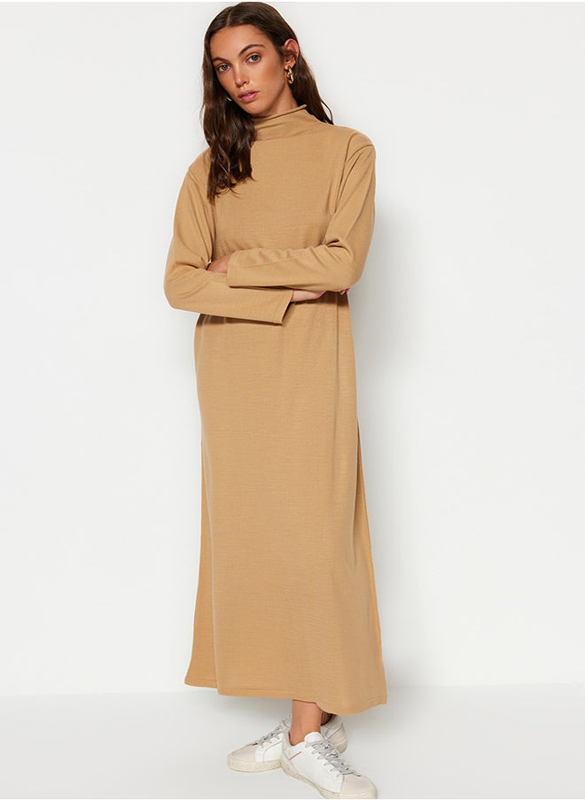 Camel Turtleneck Knitwear Dress TCTAW23EB00001 - pzsku/Z85F795B94261F2AB3449Z/45/_/1730941021/c8fadb43-1fcf-4685-af6a-c5eddf63e23c