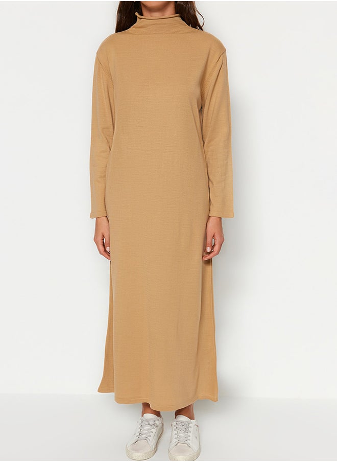 Camel Turtleneck Knitwear Dress TCTAW23EB00001 - pzsku/Z85F795B94261F2AB3449Z/45/_/1730941025/b6d06439-6efc-40ce-9926-00d1ae171b4a