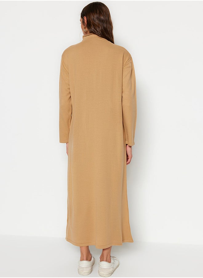 Camel Turtleneck Knitwear Dress TCTAW23EB00001 - pzsku/Z85F795B94261F2AB3449Z/45/_/1730941029/85464596-2b81-4d35-954c-b49a1ffeb555