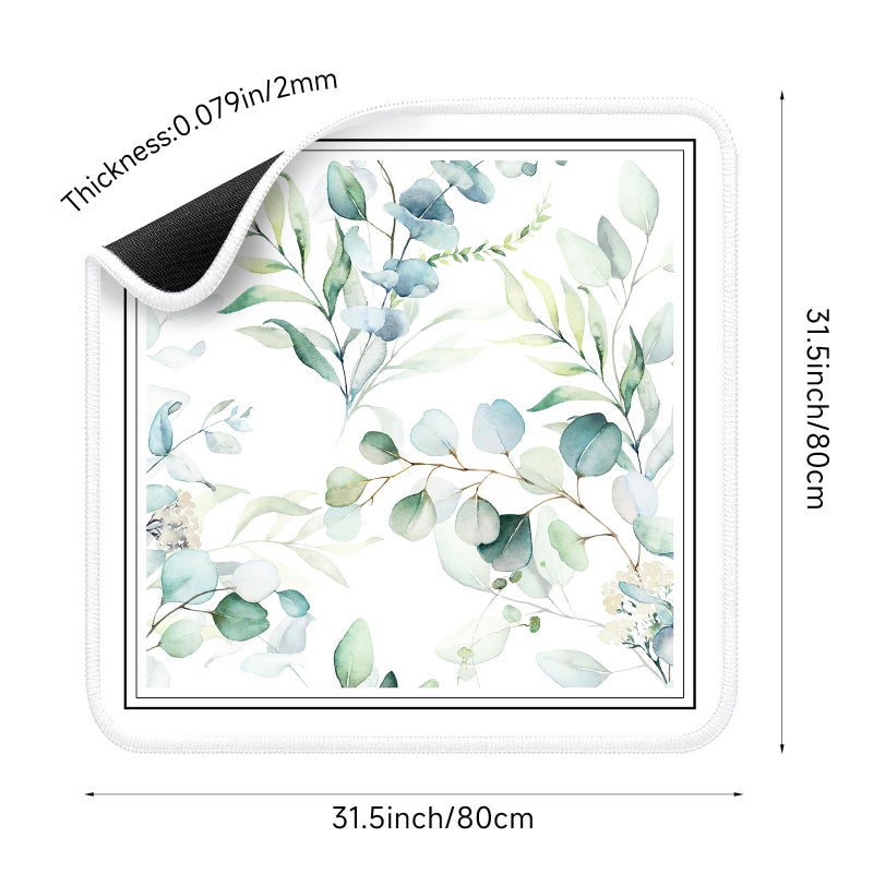 molovsiny Mahjong Mat for Table - Durable Mahjong Table Cover with Unique Design, Premium Mahjong Accessories, Perfect Mahjong Gifts for Women, Game Mat for Mahjong and Board Game Enthusiasts Ethereal Leaves - Image 2