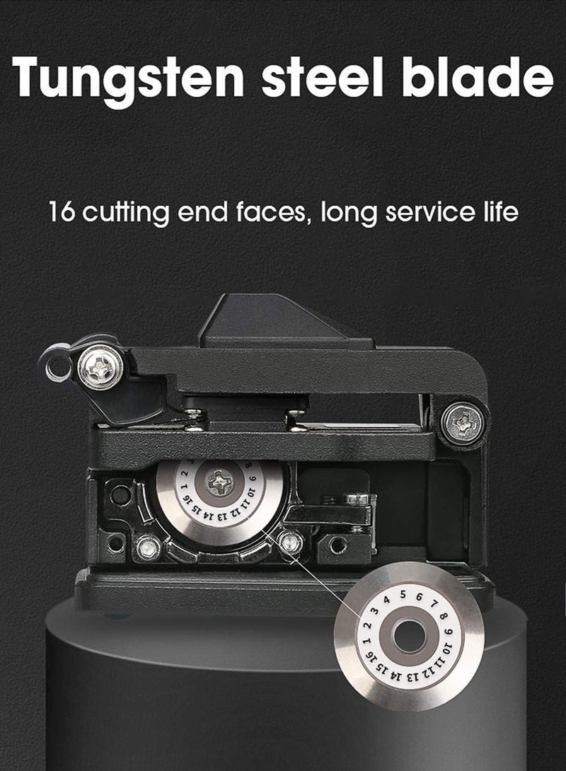 إيفرين قاطع كابلات الألياف الضوئية عالي الدقة SKL-6C من سبائك الألومنيوم باللون الأسود لا يتطلب تجميعًا - Image 3