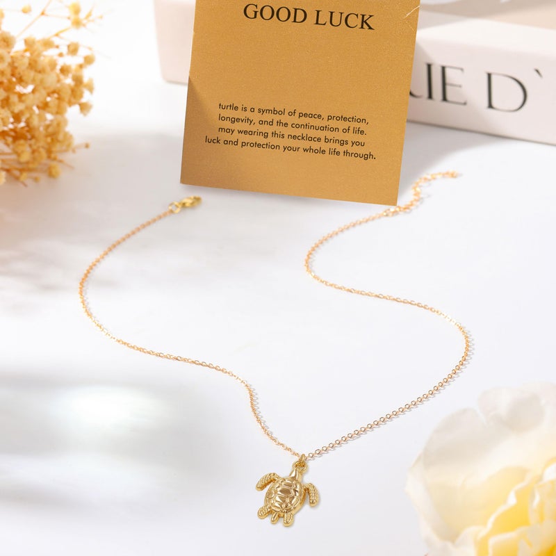 Baydurcan Sea Turtle Gifts Beach Necklace Seaturtle Necklace Turtle Gifts for Women (SeaTurtle) - Image 4