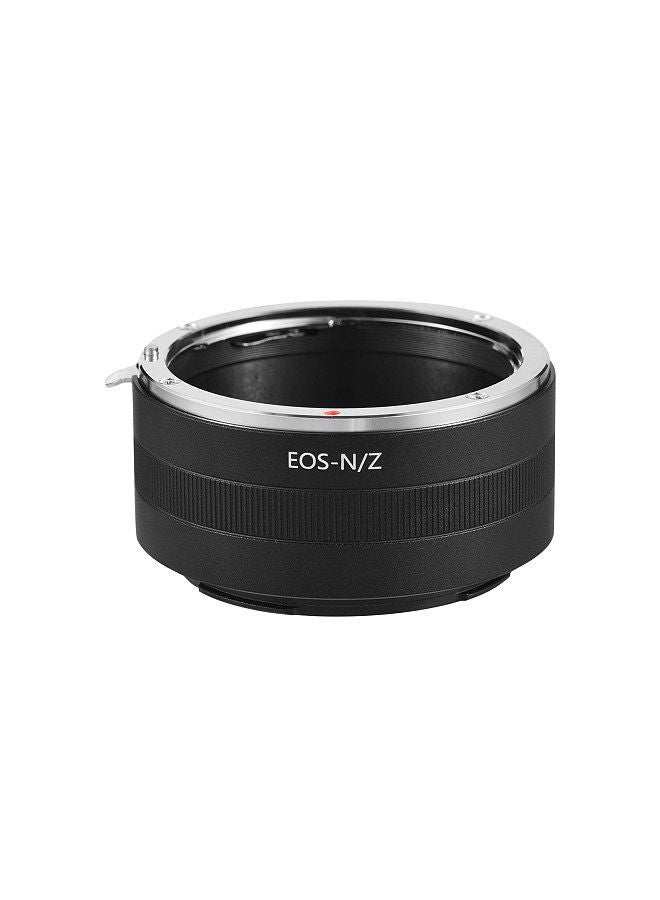 Manual Lens Mount Adapter Ring Aluminum Alloy for Canon EF Mount Lens to Nikon Z5/Z6/Z7/Z50 Z-Mount Mirrorless Camera