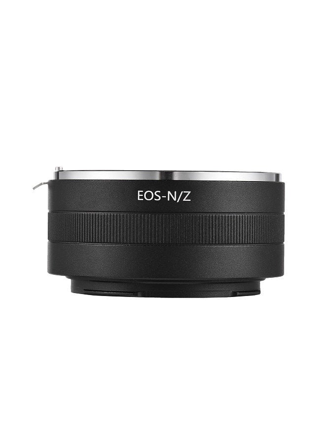 Manual Lens Mount Adapter Ring Aluminum Alloy for Canon EF Mount Lens to Nikon Z5/Z6/Z7/Z50 Z-Mount Mirrorless Camera