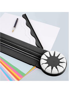 Generic Paper Cutter - 12 in 1 Versatile Paper Craft Machine, Professional Paper Cutting Tool with Wave and Straight Blades, Ideal for Scrapbooking and Card Making(Black)  - Image 5