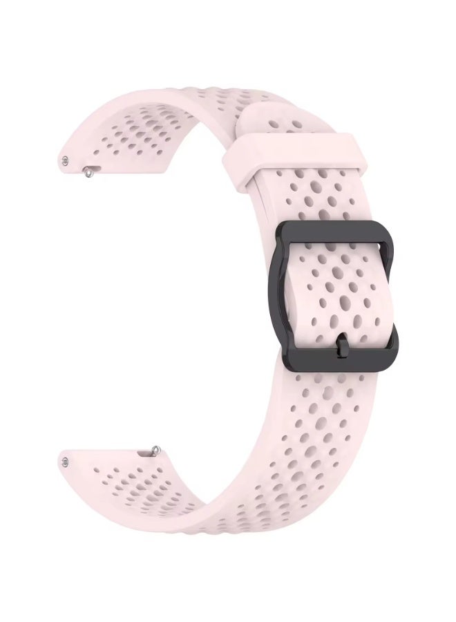 shomira 22mm Watch Band Breathable Soft Hole Wristband Compatible with Samsung Galaxy Watch 3 45mm/Watch 46mm/Gear S3/Huawei watch GT4 GT3 46MM/Huawei Watch 3/4/GT2E/GT2 Pro/GT GT2 46MM/Amazfit GTR 4/3/3Pro/2/2e (Pink) - Image 2