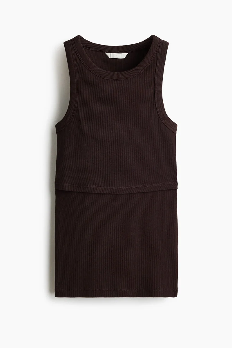 H&M MAMA Ribbed nursing vest top