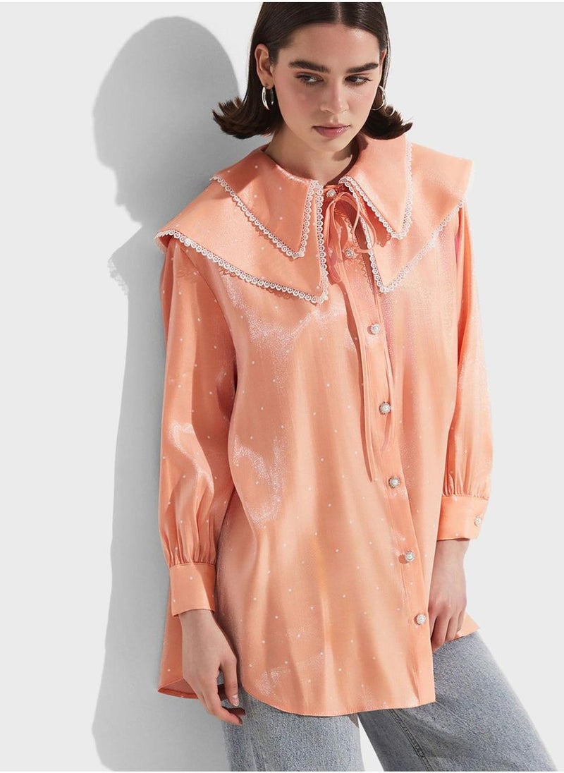 جون قميص بأزرار وياقة أطفال - Image 1