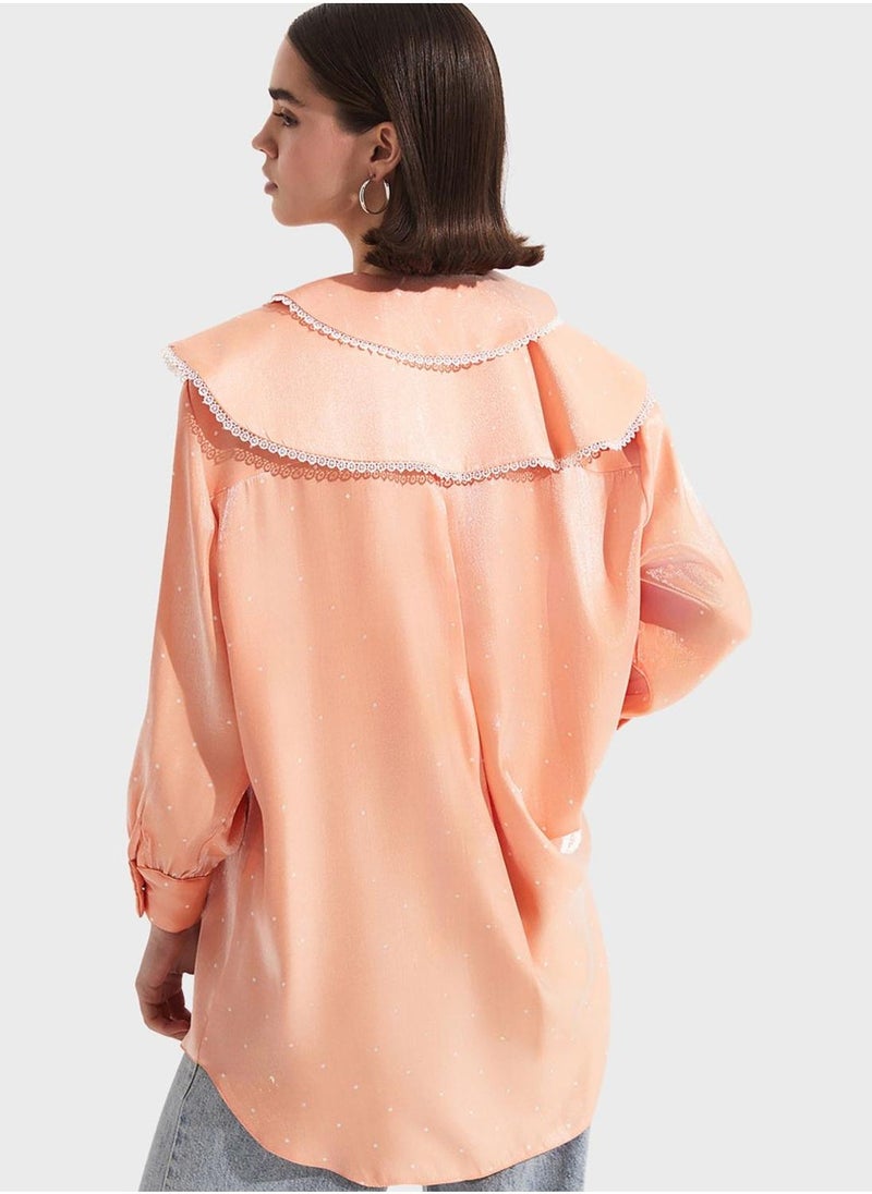 جون قميص بأزرار وياقة أطفال - Image 2