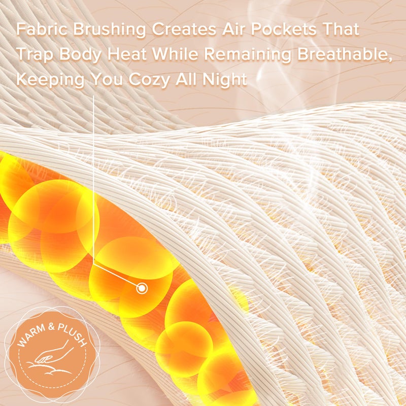 Comfort Spaces Cotton Flannel Sheets King Size, Ultra Soft Flannel Sheet Set with 14" Elastic Pocket Fits up to 16" Mattress, Breathable Warm Flannel Bedding, Grey Solid 4 Piece - Image 3