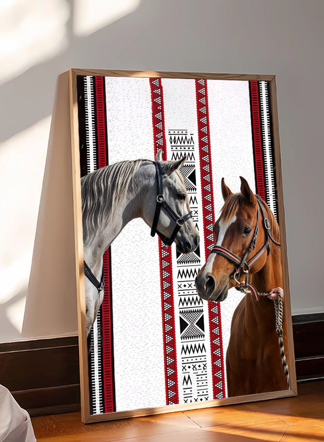 4gdran Canvas wall art for wall decoration, Nadi art design with hollow frame, size 120x80 cm, one piece - Image 5