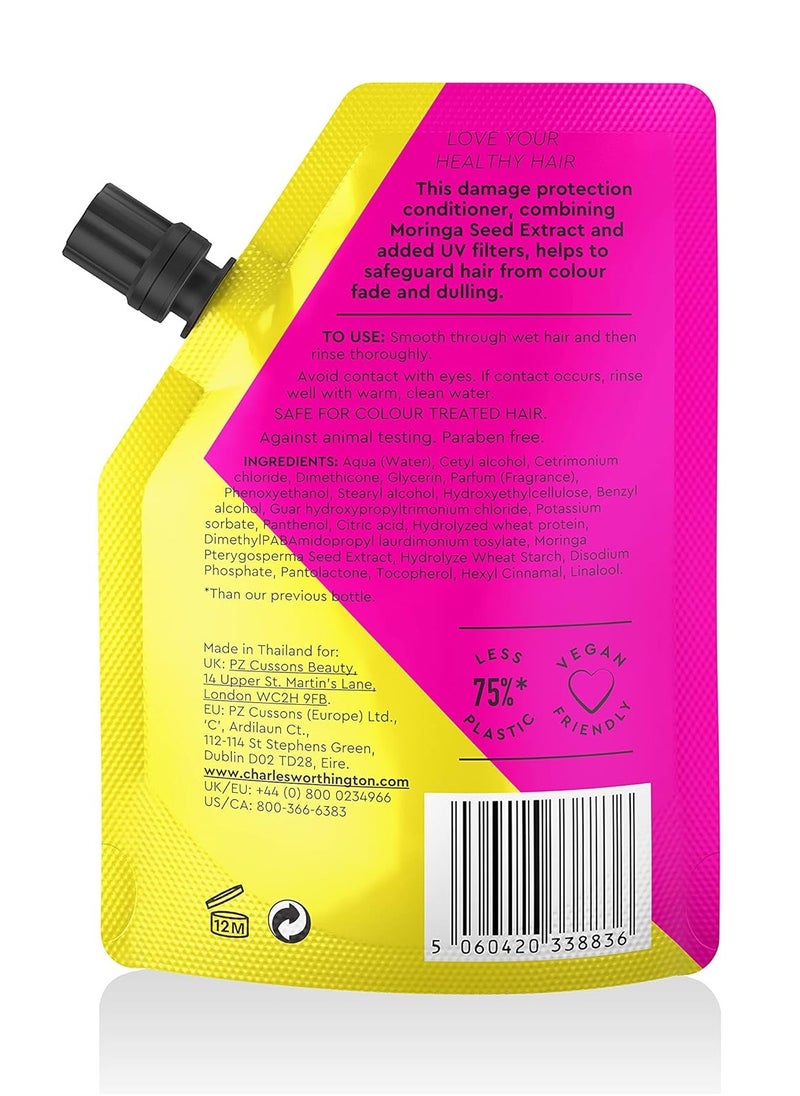 CHARLES WORTHINGTON Sunshine Protect Conditioner Takeaway Moringa Seed Oil UV filters Hydrate and Nourish salon Shampoo for Sun Protection 75ml  - Image 5
