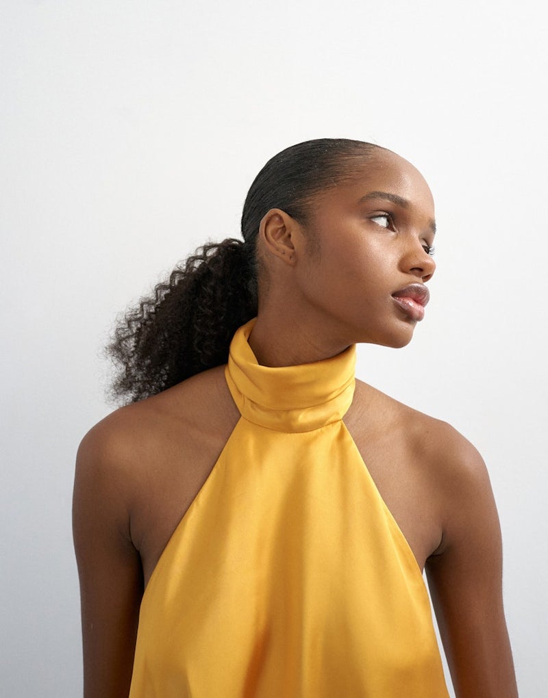 TOPSHOP Open Neckline Woven Top - Image 3