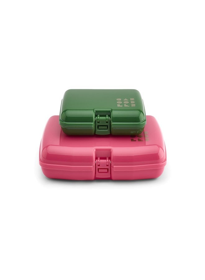 Caboodles طقم العناية للنساء من كابودلز + مجموعة ليل بيت، وردي شرير وأخضر - Image 1