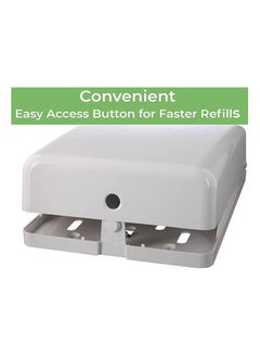 VINSTAR Paper Towel Dispensers, Wall Mount Commercial Toilet Tissue Dispensers Paper Towel Holder C-Fold/Multifold Paper Hand Towel Dispenser for Bathroom, Kitchen (White)  - Image 5