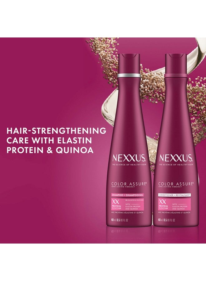نيكزس شامبو وبلسم نيكسوس كولور أشور للشعر المصبوغ - يعزز اللون حتى 40 غسلة، 13.5 أونصة، عبوة من قطعتين - Image 2