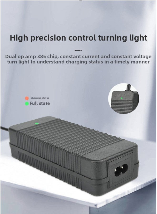 Supply 14.6V5A10A15A20A Lithium Iron Phosphate Battery Charger-Color:14.6V5A-Specifications:American Standard