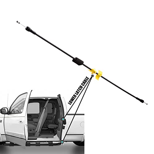 unikpas Door Lower Latch Cable Compatible for Ford F150 Extended Cab 2004-2008 Super Cab Rear Door Bottom Replacement Cable - Image 1