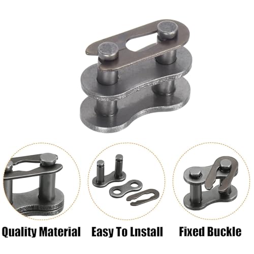 AZSSMUK #35 Roller Chain - 5 Feet Carbon Steel Material with 2 Connecting Links Industrial Chain - 160 Links - Image 4