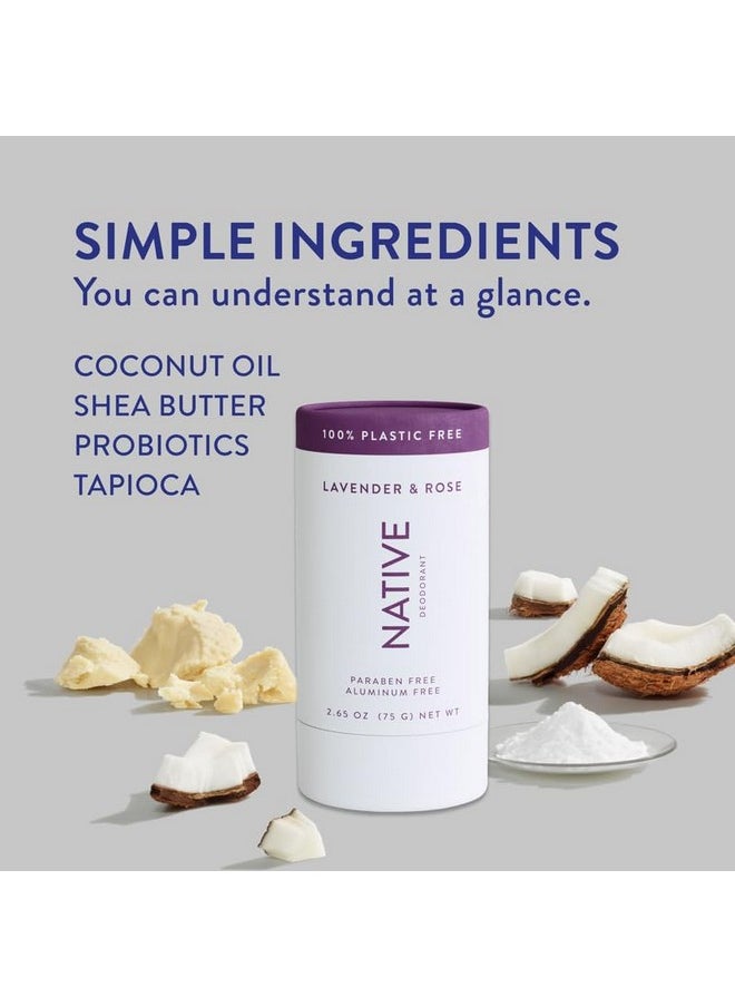 native Deodorant Contains Naturally Derived Ingredients, 72 Hour Odor Control | Deodorant For Women And Men, Aluminum Free With Baking Soda, Coconut Oil And Shea Butter | Classics Pack Of 3  - Image 3