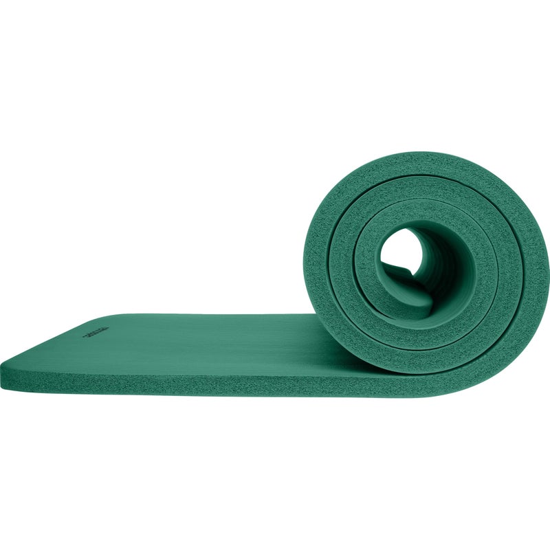Retrospec Solana Yoga Mat 1" Thick w/Nylon Strap for Men & Women - Non Slip Exercise Mat for Home Yoga, Pilates, Stretching, Floor & Fitness Workouts - Elm Green - Image 5