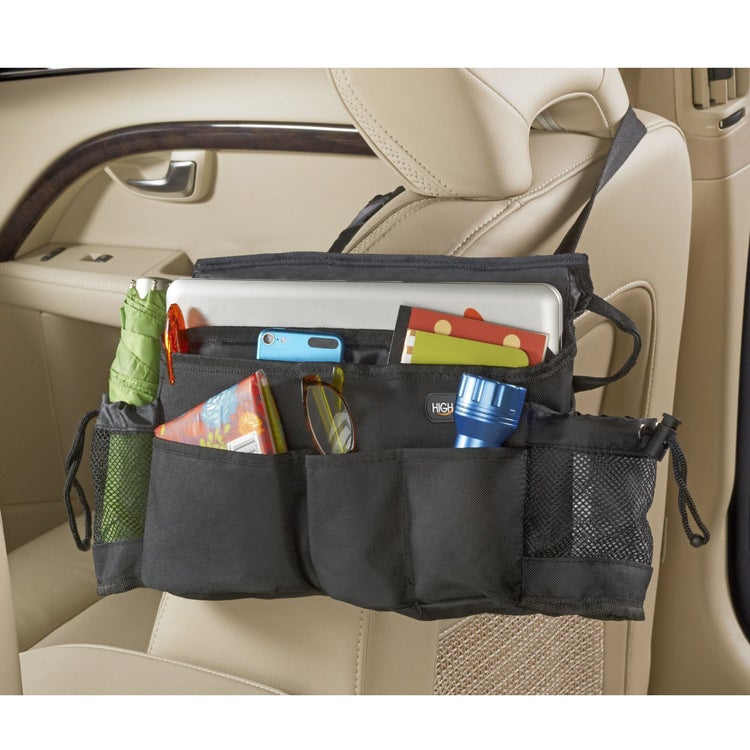 Car Back Seat Hook Hanger Popular Car Storage Net Pocket Backseat Car Organizer - Image 5