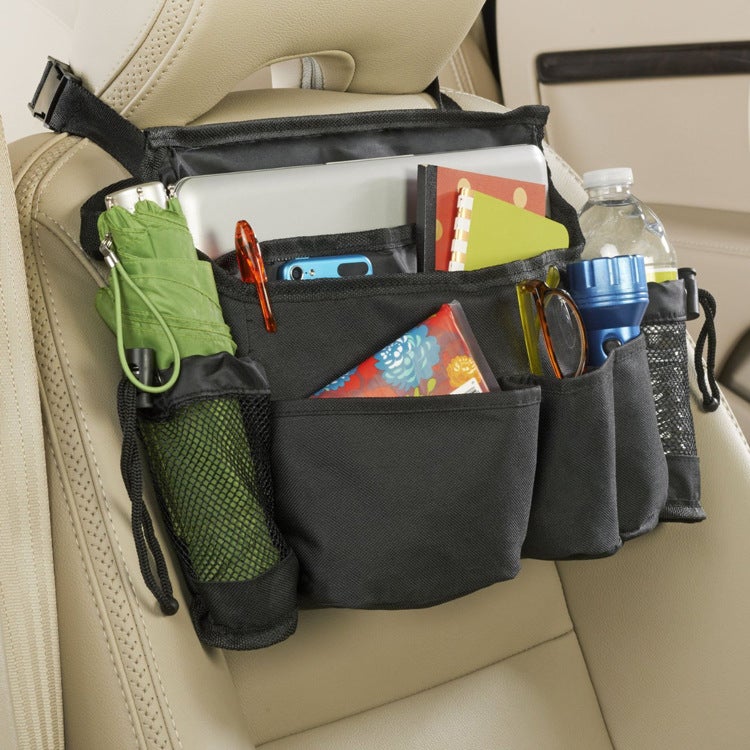 Car Back Seat Hook Hanger Popular Car Storage Net Pocket Backseat Car Organizer - Image 4
