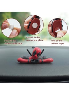 General 6 Deadpool Anime Action Puppet Models, Classic Character Models for Home, Car, Desk and Computer Deco. It also makes a great gift for decoration  - Image 3