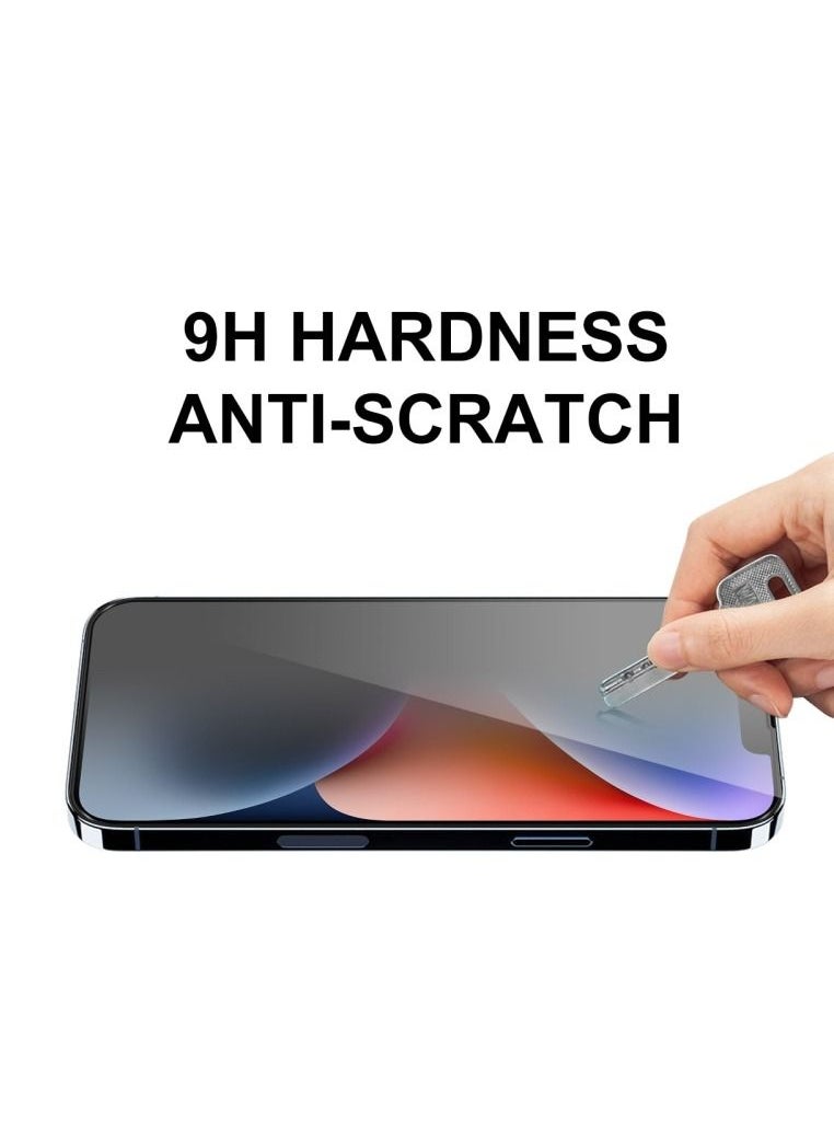 BORTONY Pack of 2 Privacy Screen Protector Compatible with iPhone 14 Plus/13 Pro Max Privacy [9H Hardness] [Anti-scratch] Anti-spy Tempered Glass Film for Apple iPhone 14 Plus/13 Pro Max 6.7 inch  - Image 3