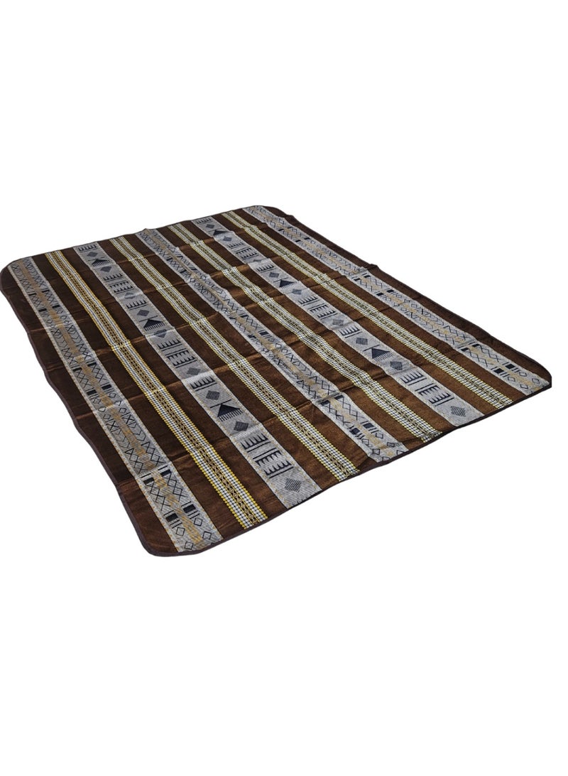 SMART HOME Waterproof plastic backing floor mat for trips, camping, hiking, and the desert, heritage rug, size 200X150 cm - Image 4