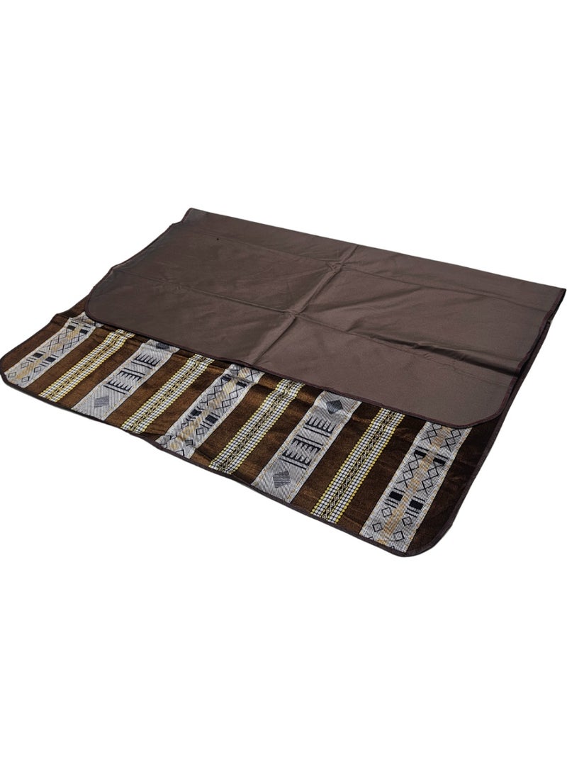 SMART HOME Waterproof plastic backing floor mat for trips, camping, hiking, and the desert, heritage rug, size 200X150 cm - Image 5