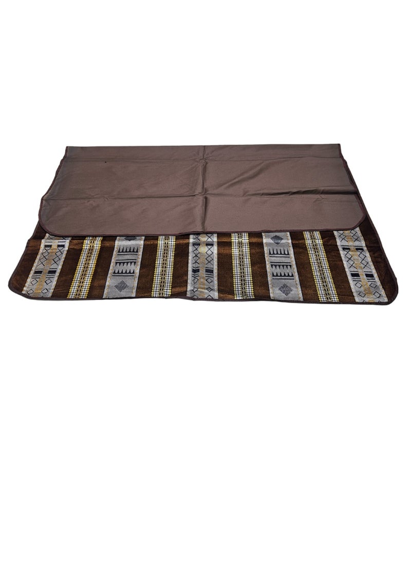 SMART HOME Waterproof plastic backing floor mat for trips, camping, hiking, and the desert, heritage rug, size 200X150 cm - Image 2