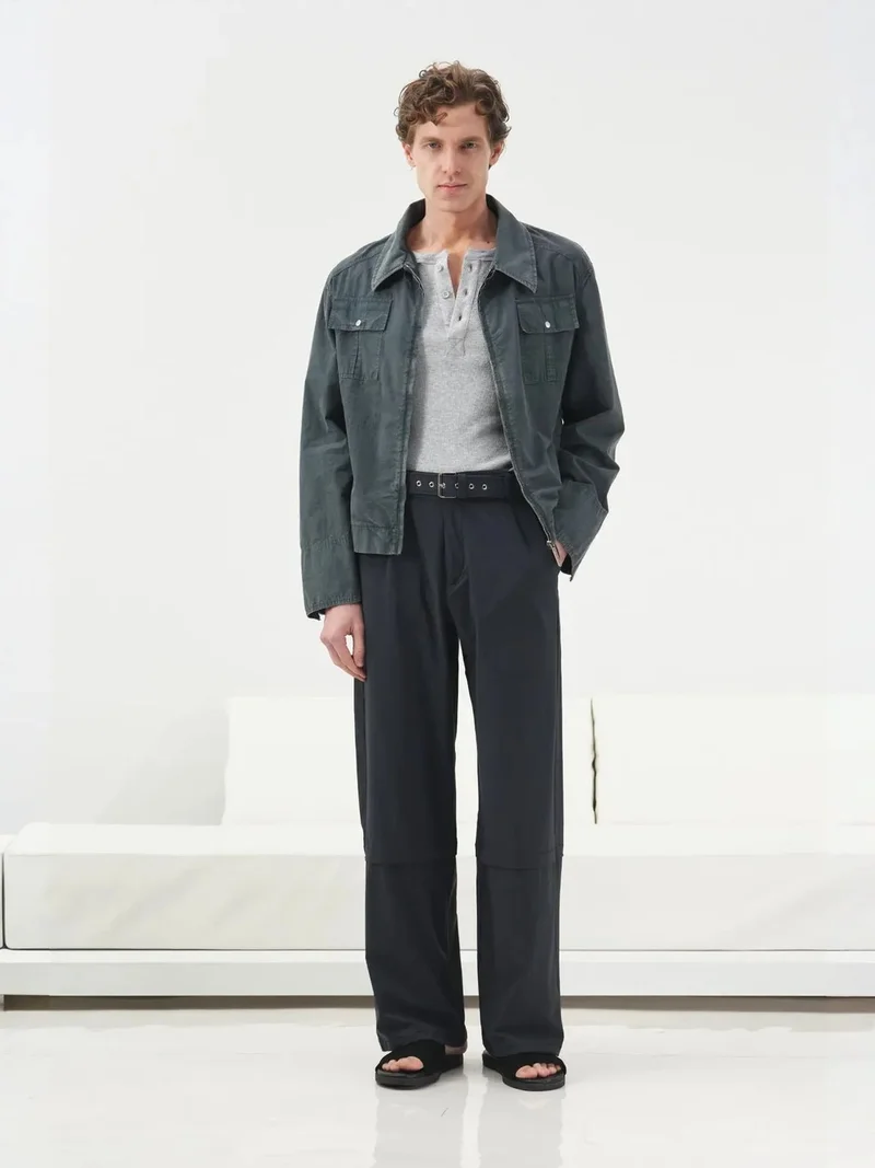 جيستو GIESTO Regular Fit Cotton Jacket with Zipper