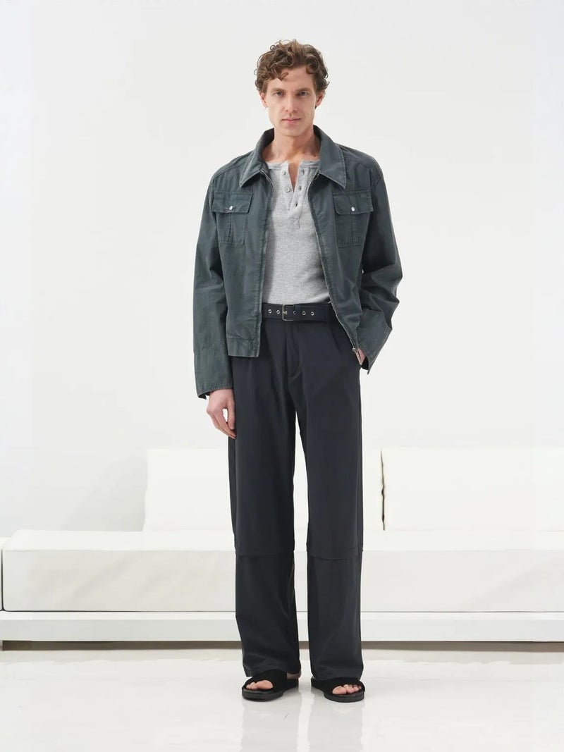 GIESTO Regular Fit Cotton Jacket with Zipper - Image 1