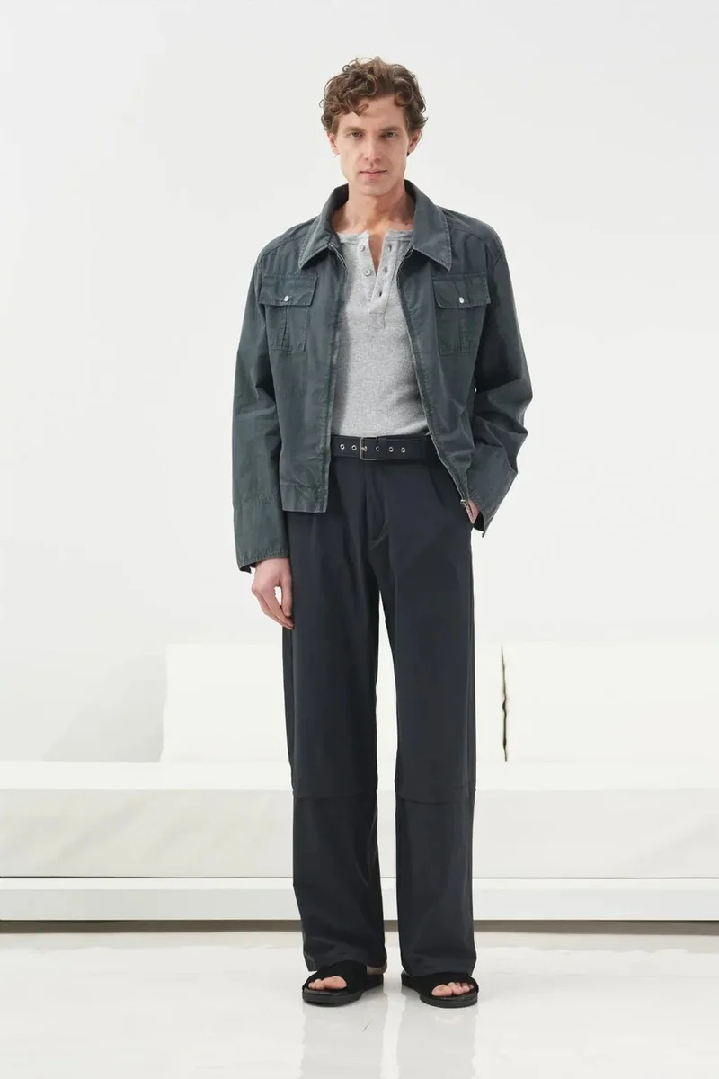 Giesto GIESTO Regular Fit Cotton Jacket with Zipper