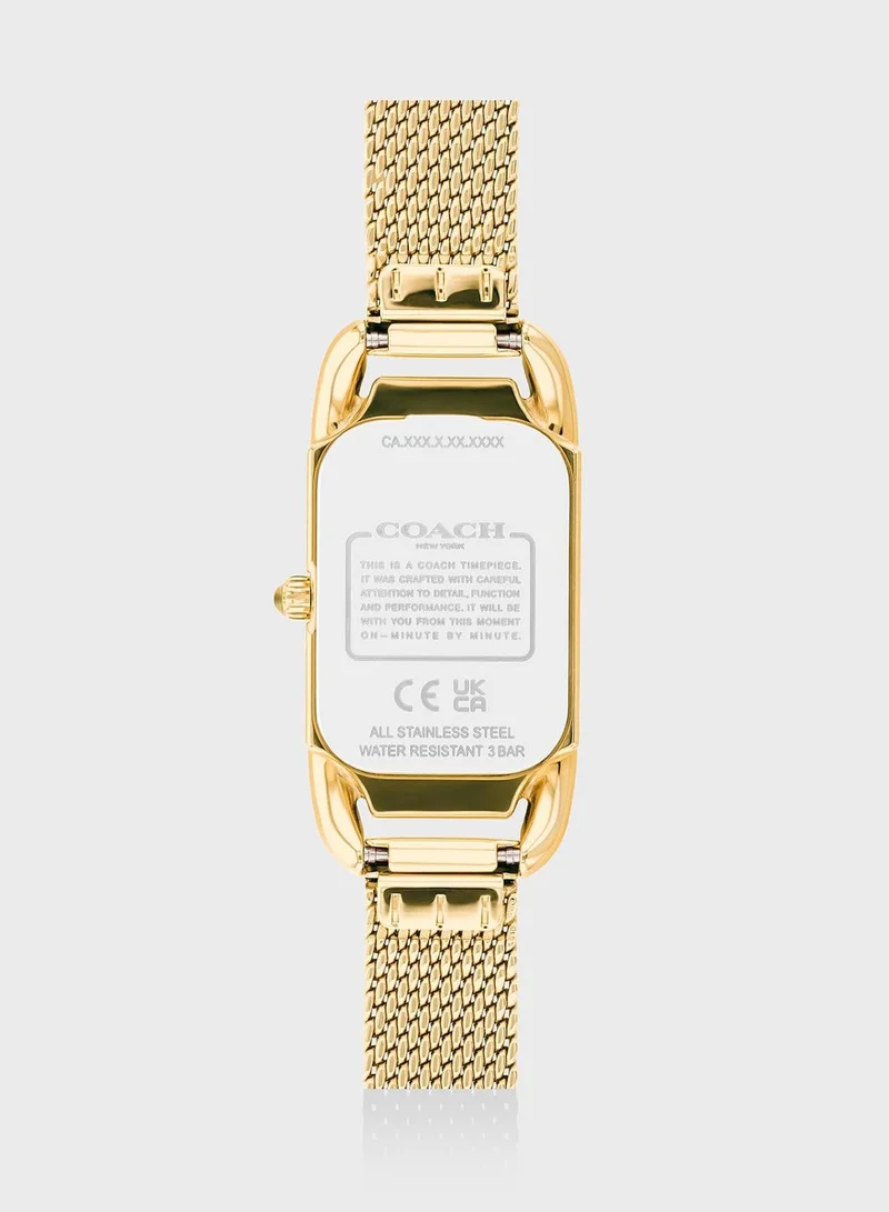 COACH Cadie Mesh Strap Analog Watch