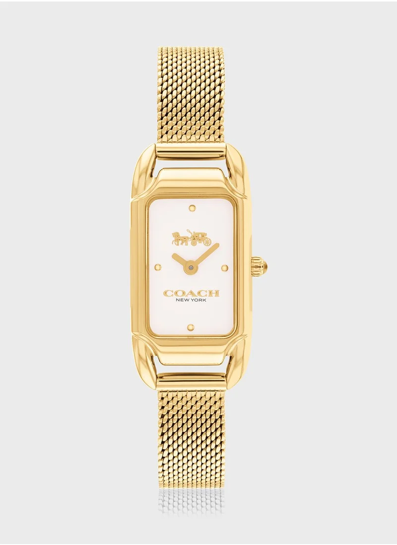 COACH Cadie Mesh Strap Analog Watch