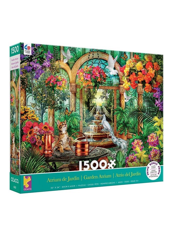Ceaco Garden Atrium 1500 Piece Jigsaw Puzzle - Image 3