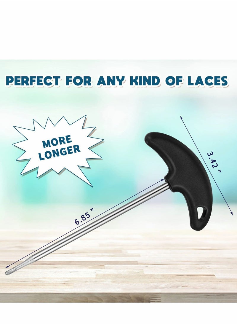 Generic Skate Shoe Lace Tightner, Stainless Steel Plastic Hockey Tightener Wire Sports Key Tool Puller Ice Roller for Ice-Skates Figure-Skates Boots Shoes  - Image 2