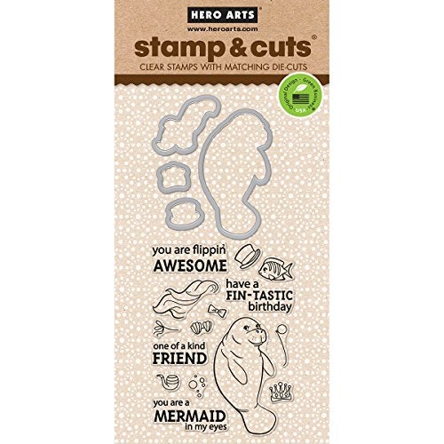 Hero Arts DC207 Stamp & Cut, Manatee - Image 4