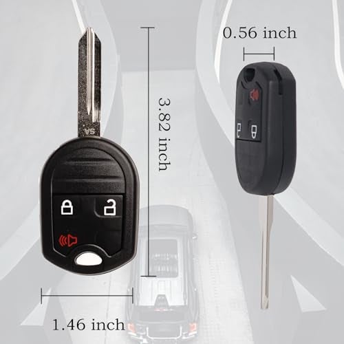 MechanMagic Key Fob Replacement Fits for CWTWB1U793 Ford F-150 2004-2014 F-250 F-350 F-450 Flex 2009-2017 Explorer 2001-2015 Escape Ranger Fusion Econoline Mercury Keyless Entry Remote Control 2 Sets - Image 4
