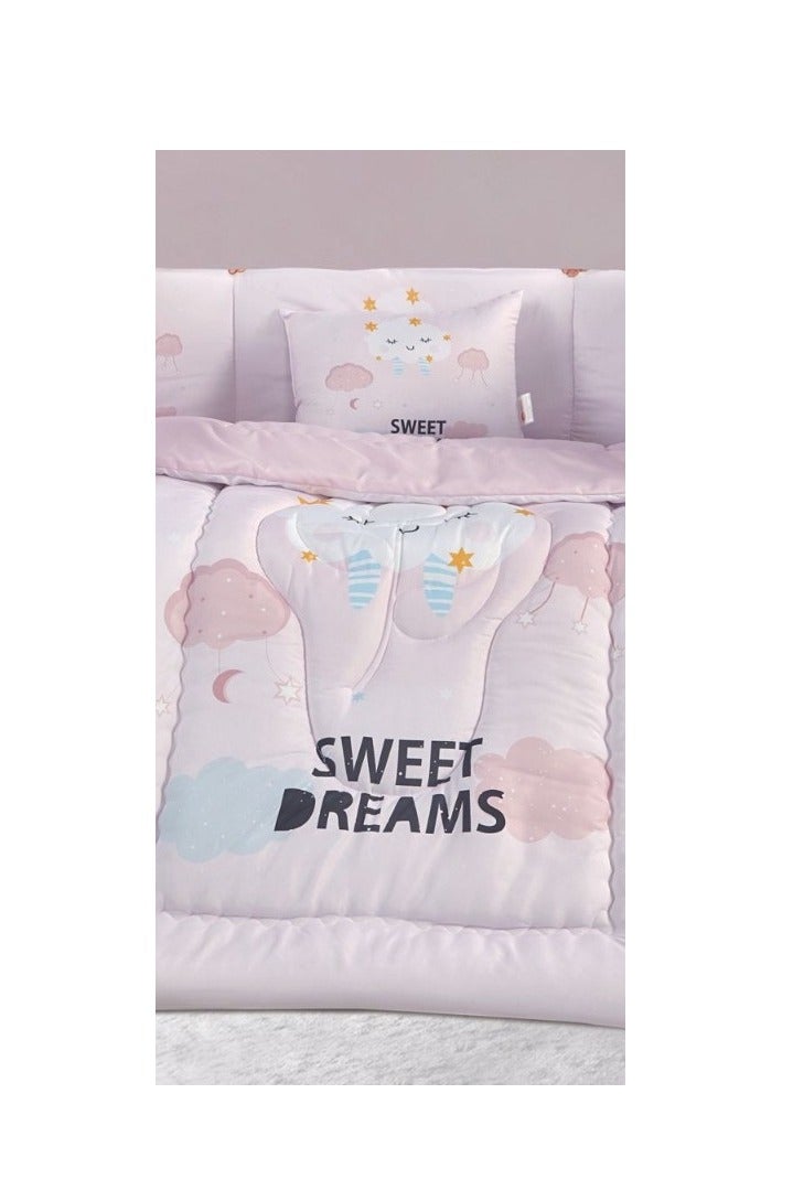 Red Rose Children's bed railing mattress, 5 pieces, summer, to give your child comfort - Image 2