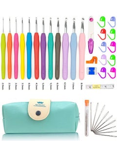 Generic 12PCS Crochet Hooks Kit 2.0mm to 8.0mm Aluminum Crochet Needles Set with Storage Bag Yarn Weave Knitting Needle DIY Weaving Tool  - Image 4