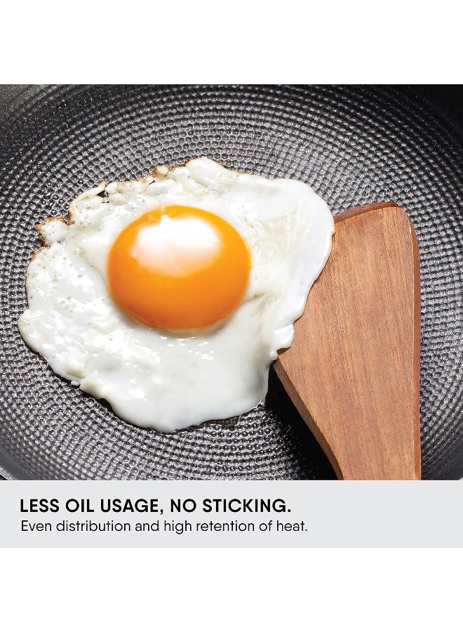 Stahl قدر ستال من الحديد الزهر بدون غطاء | قدر مينا، مقاوم للصدأ | قاعدة غاز واندكشن مع مقابض ستانلس ستيل تبقى باردة | قدر خفيف الوزن مقاوم للالتصاق | أواني طهي من الحديد الزهر - Image 2