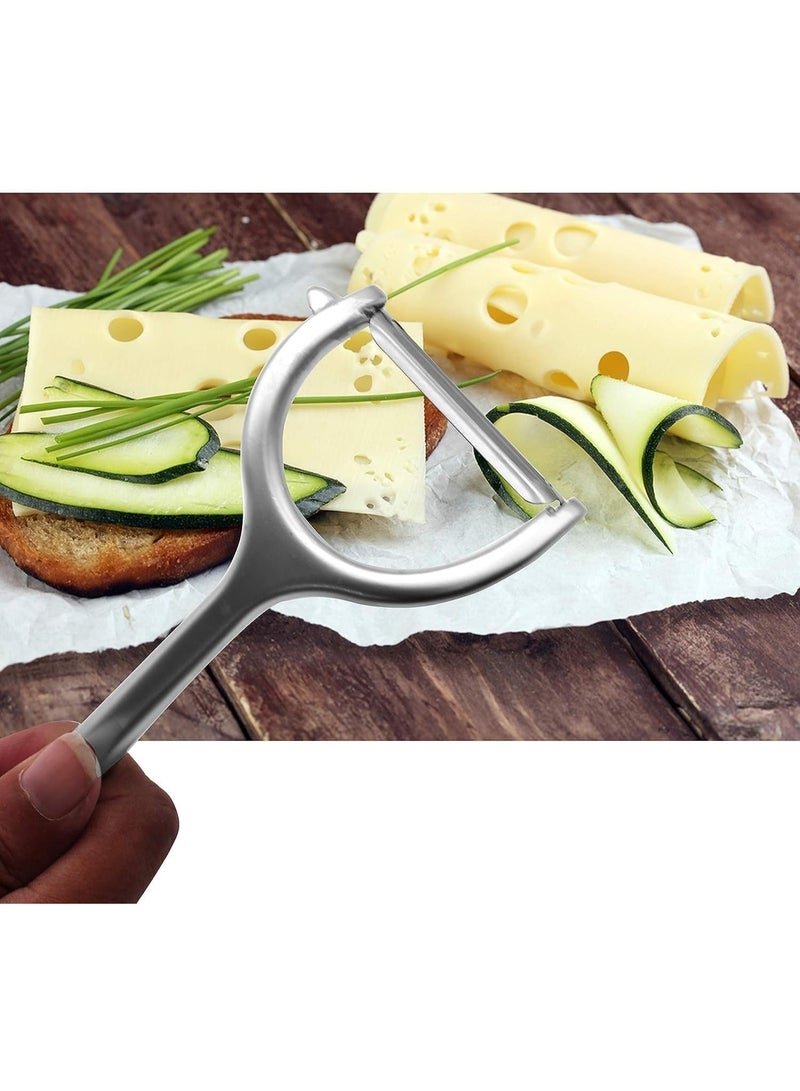 Stainless Steel Fruit & Vegetable Peelers – Sharp Serrated Blade, Multi-Purpose Kitchen Peeler for Quick, Easy & Smooth Peeling - Image 5